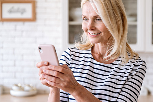 happy email subscriber